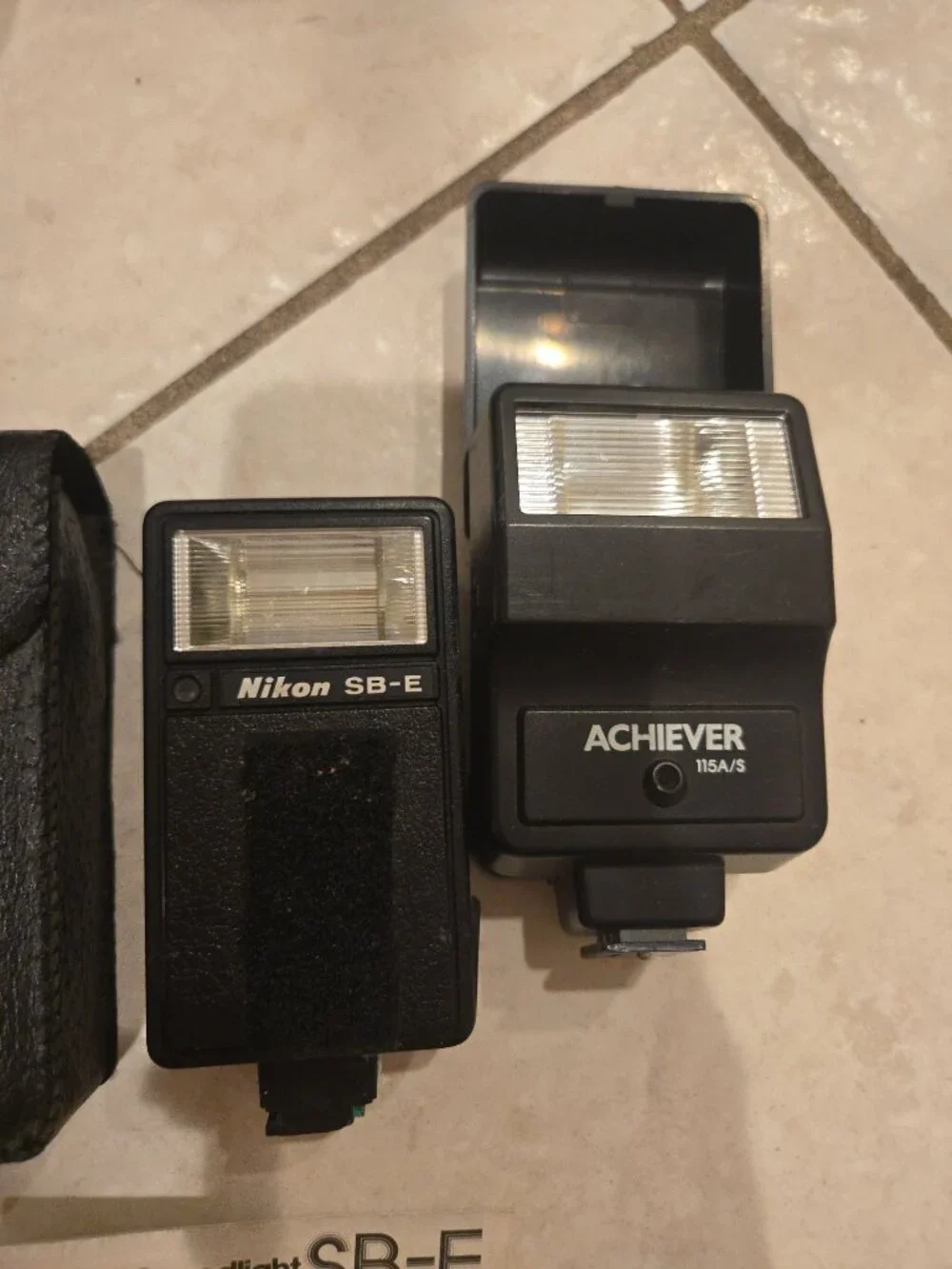 Vintage Nikon EM 35mm Film Camera Achiever 115A SB-E Speedlight Soligor Zoom Mac